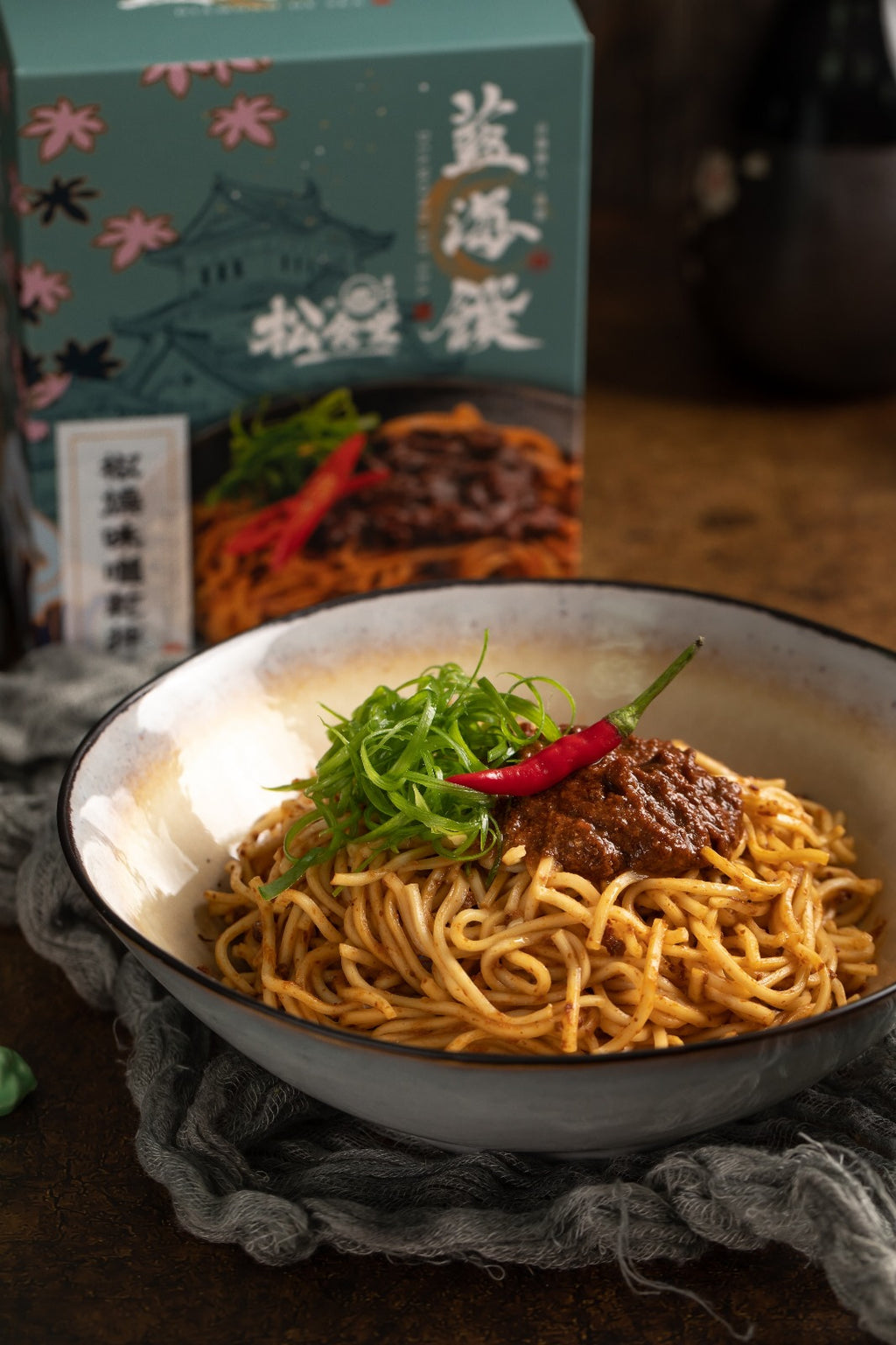 藍海饌-椒燥味噌乾拌麵2入裝