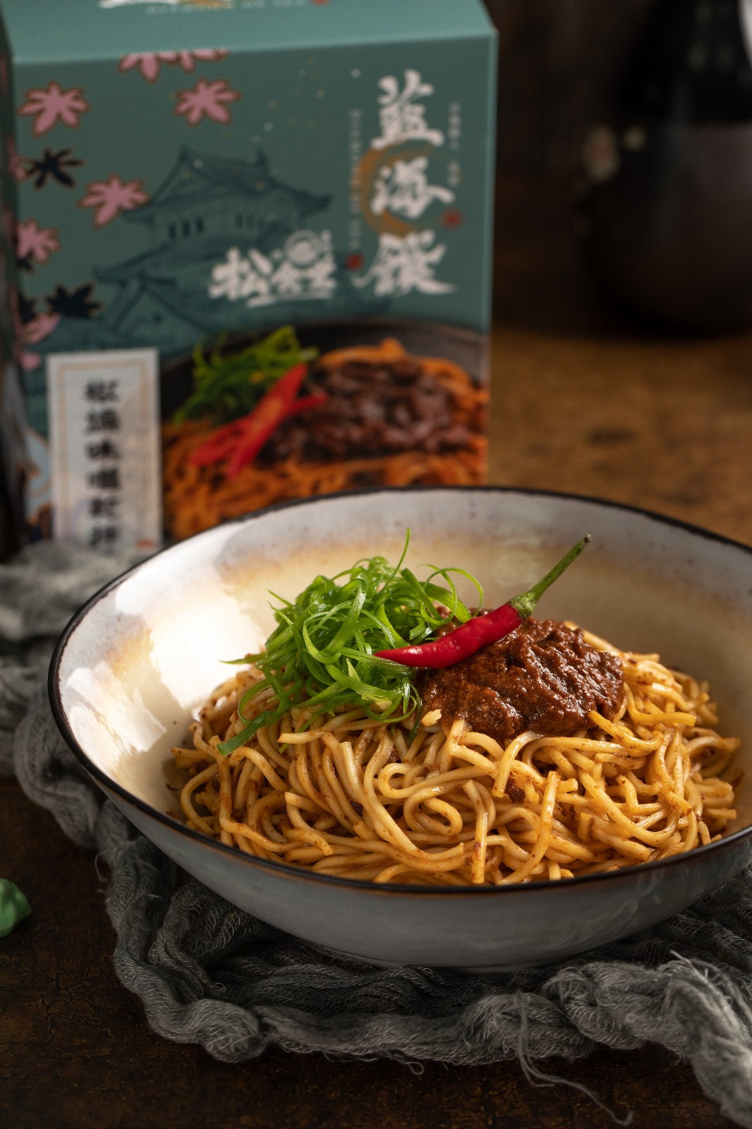 藍海饌-椒燥味噌乾拌麵2入裝