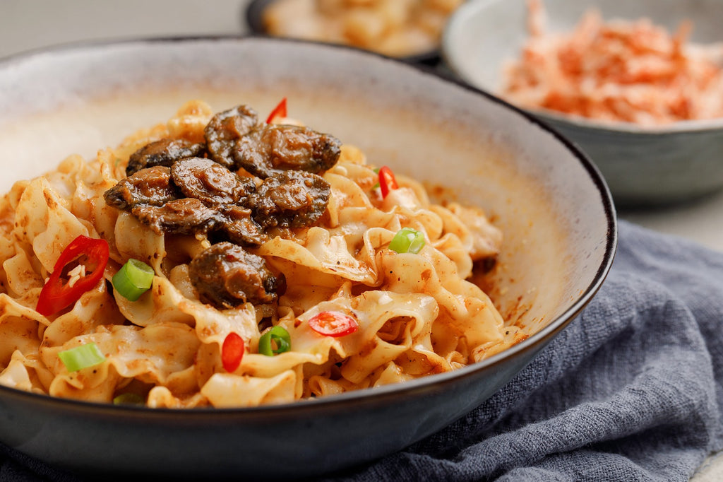 藍海饌-珍珠鮑魚干貝乾拌麵1入裝