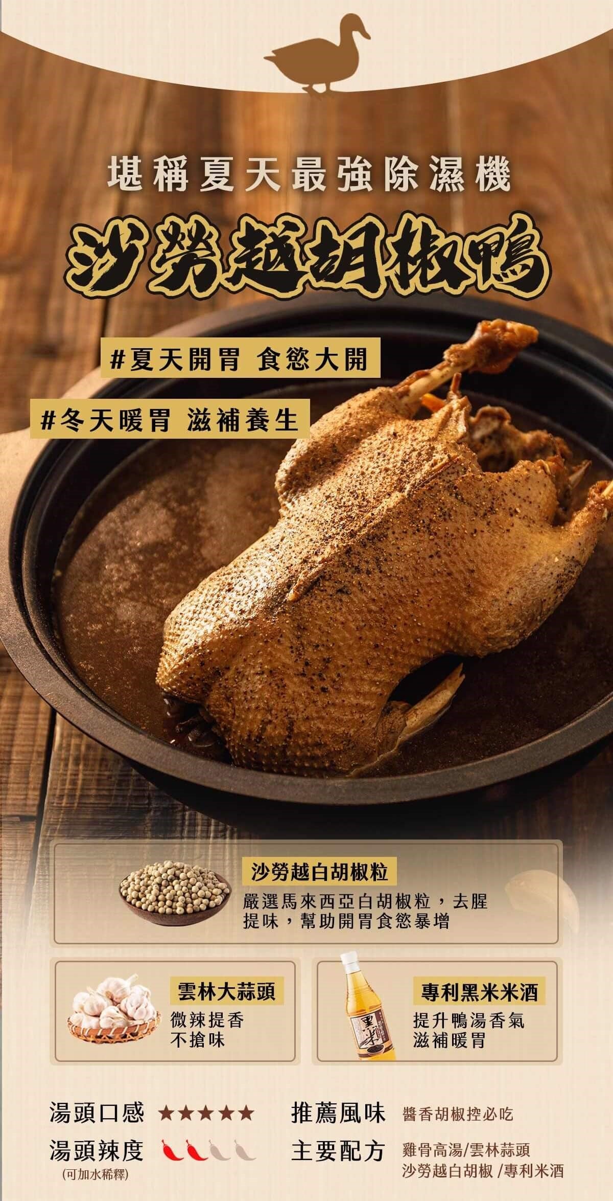 踏輕-沙勞越胡椒鴨3kg