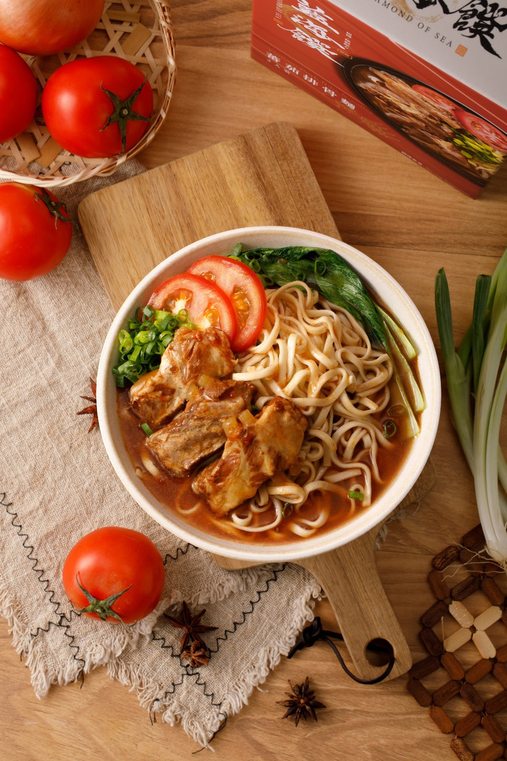 藍海饌-蕃茄排骨麵2入裝