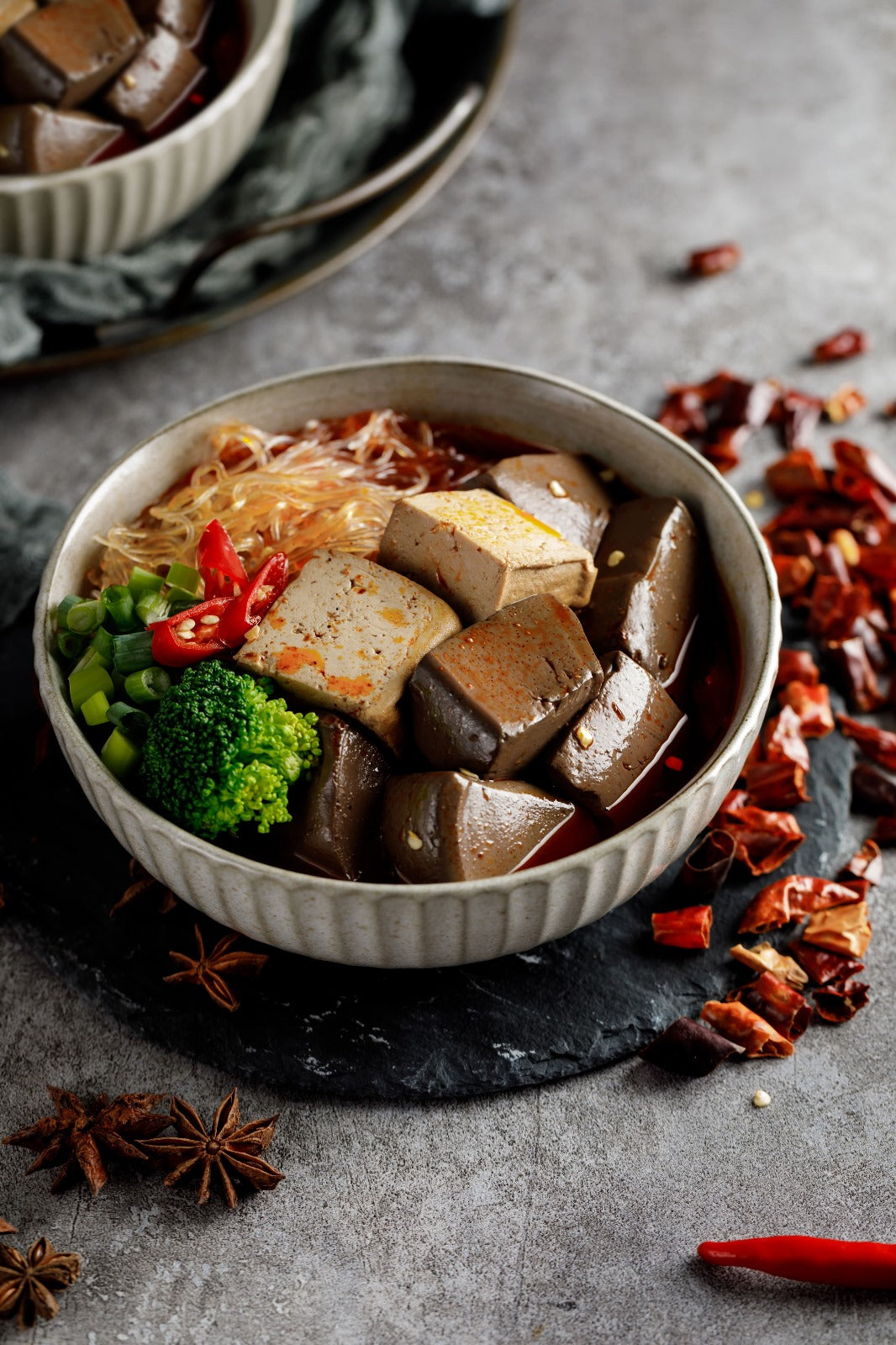 藍海饌-麻辣鴨血臭豆腐寛粉2入裝