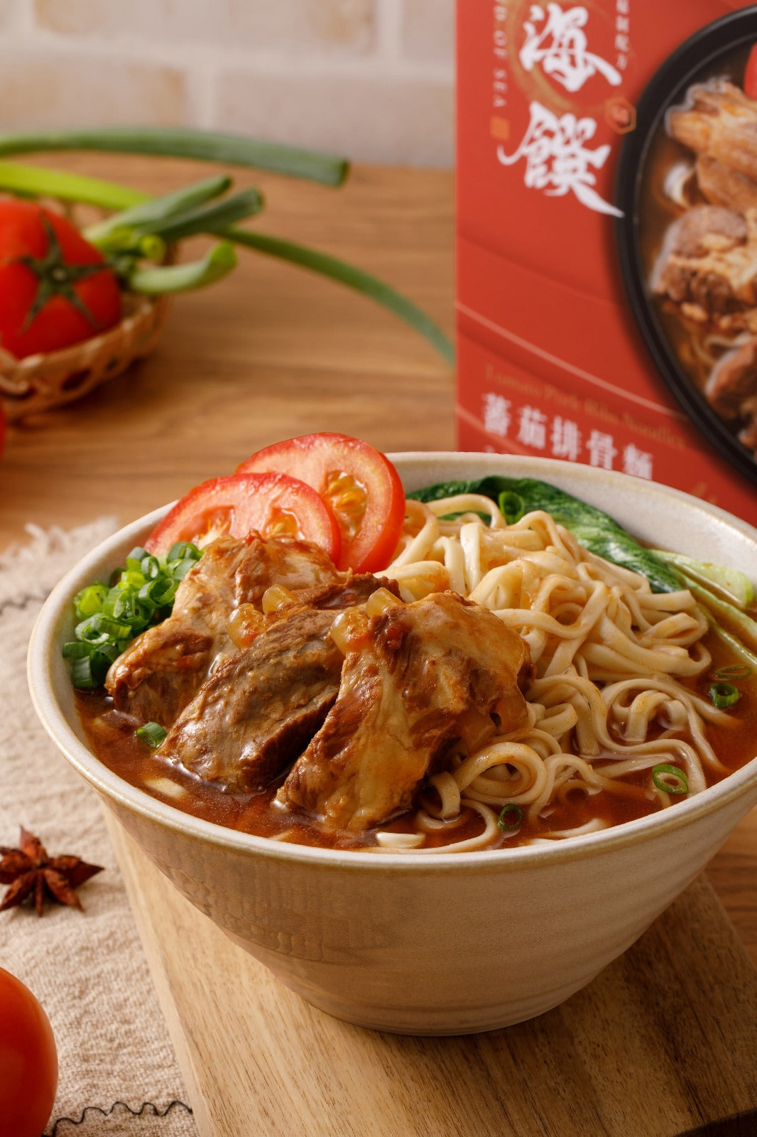 藍海饌-蕃茄排骨麵2入裝