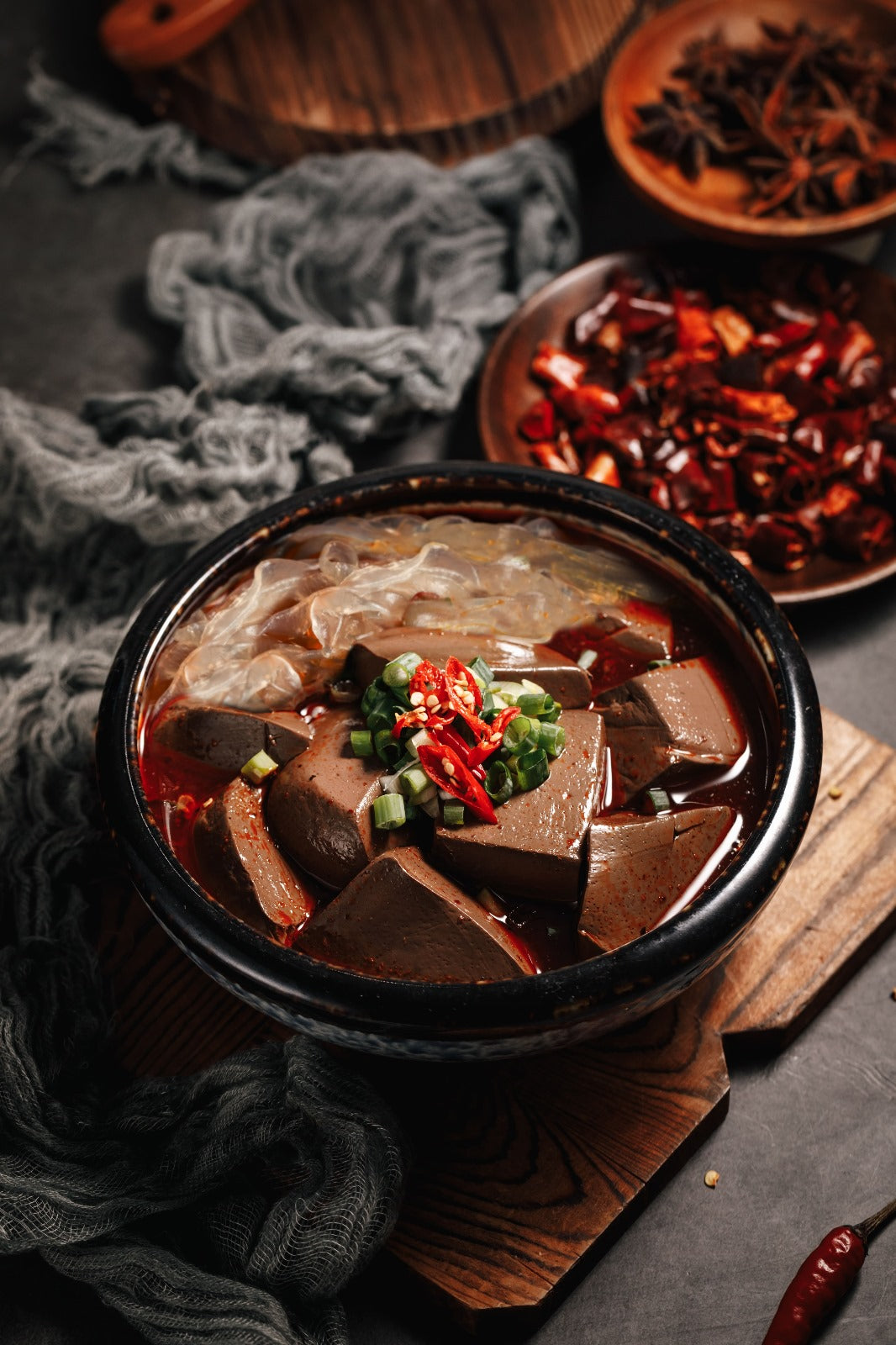 藍海饌-麻辣鴨血寛粉2入裝