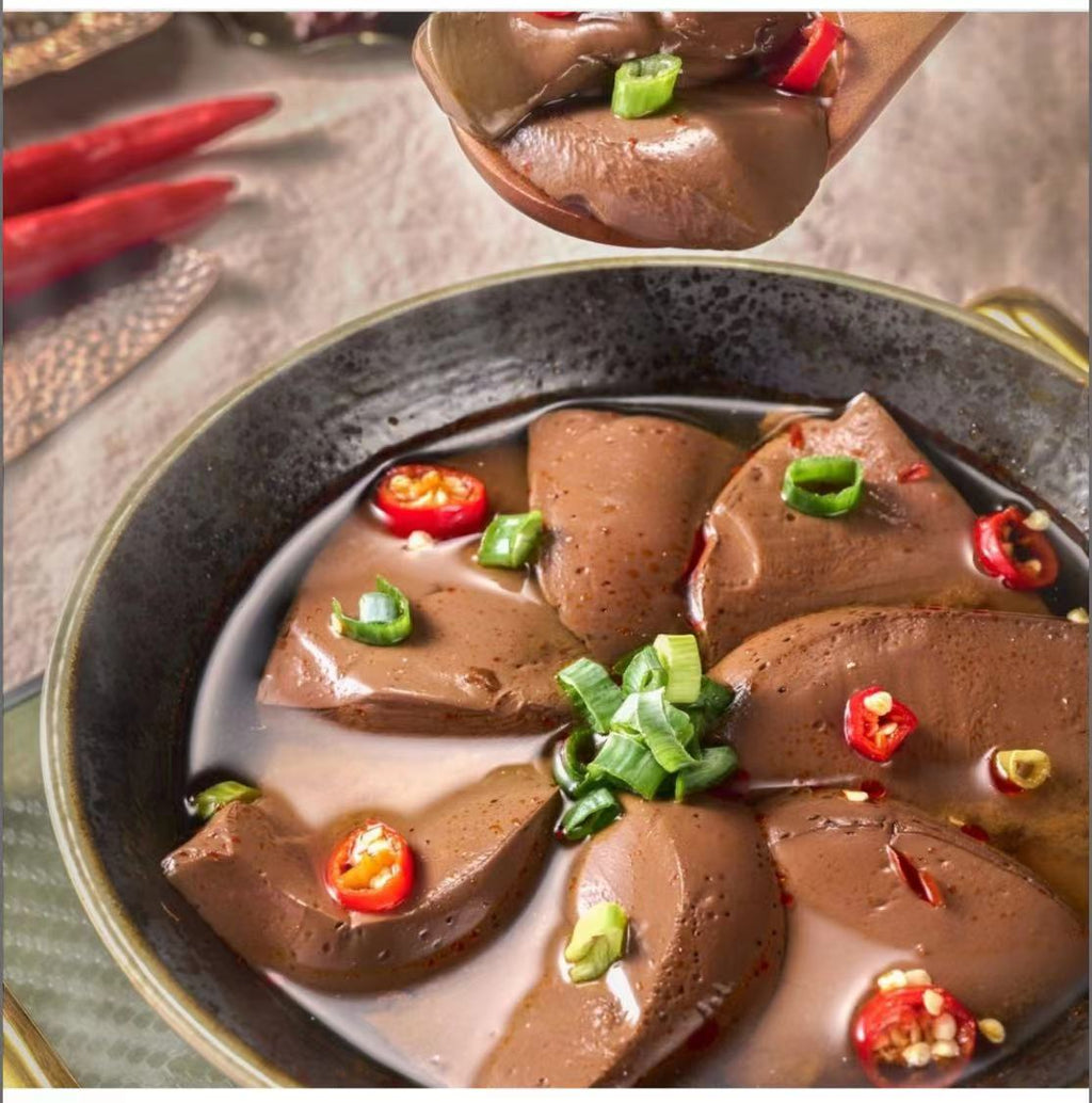 龍老二-麻辣鴨血450g